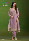 Anvika By Vipul Crinkle Chiffon Designer Salwar Suits Wholesale Online